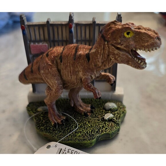 Jurassic Park Dinosaur Aquarium Fish Tank Ornament Decor 3.5"W x 3.5"H - Picture 2 of 6